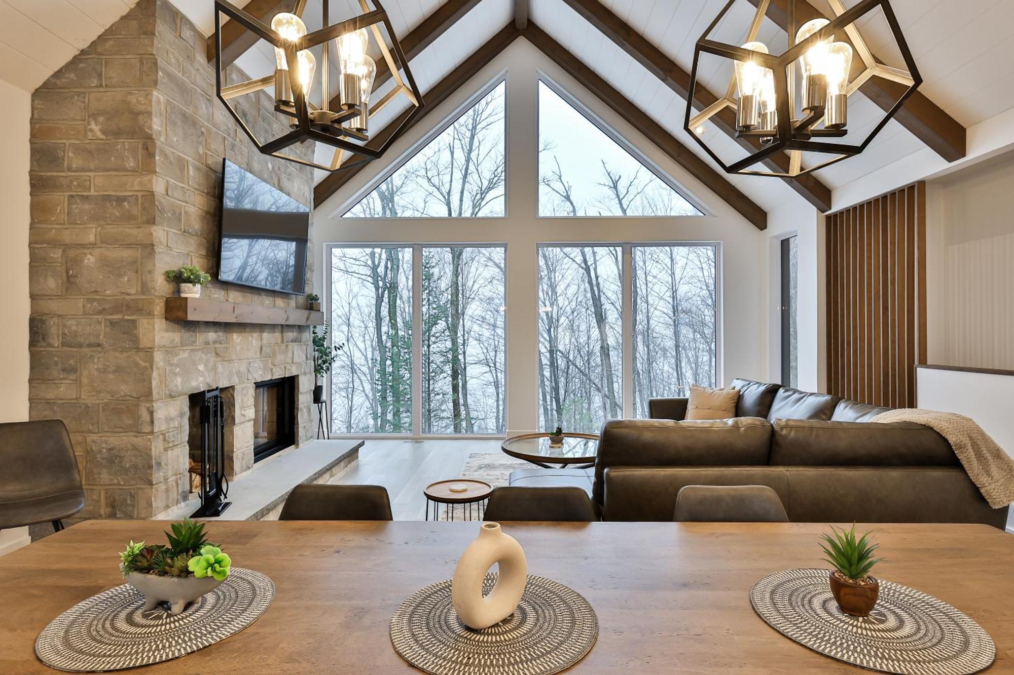 The Chic Shack - Golf, Ski, Spa Saint-Faustin 外观 照片